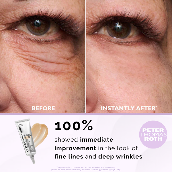 Peter Thomas Roth | Instant FIRMx® Eye Temporary Eye Tightener Easy-Wear Formula for Firming Under-Eye Bags & Wrinkles with FREE BRUSH (2026 Edition)