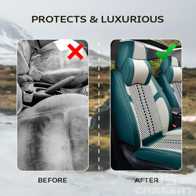 US Nox Full Set Universal Breathable Waterproof Vehicle Leather Cover for Cars, SUV